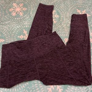 Heathered charcoal leggings